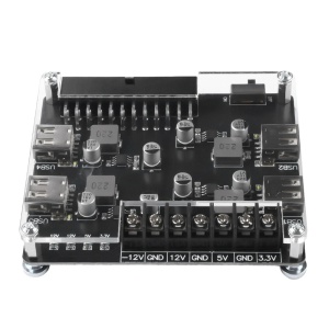 ATX Adapter Modul za Napajanje sa 4x USB Brzo Punjenje (3.3V-12V) - Adapter Ploča za Računarsko Napajanje - Img 4