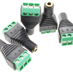 Audio adapter 3.5mm ženski (TRS) na 3-pinski terminal sa šrafom (klemu) - Img 4