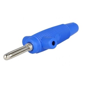 Banana 4mm Hirschmann Buela 300K plava
