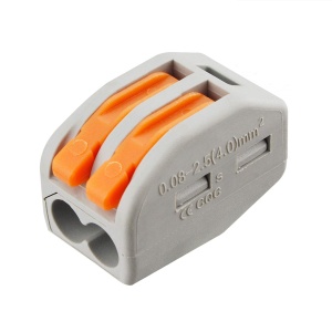 Brza spojnica za kablove sa polugom – Dvopolna klema 0.08-4mm² (32A/400V) - Img 1