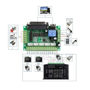 CNC Kontrolna Ploča 5 osa – Mach3 Breakout Board LPT (ST-V2) - Img 3