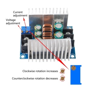 DC-DC Step-Down Konvertor 300W 20A Regulator Napona i Struje CV / CC (Buck Modul) - Img 5