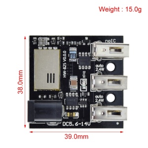 DC-DC Step Down Konvertor HW-825 sa 3 USB Porta (12V na 5V 8A) - Img 4