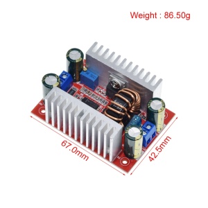 DC-DC Step-Up Boost Konvertor 400W 15A (8.5V-50V na 10V-60V) - Regulator Napona i Struje CC/CV Punjač i LED Drajver - Img 2