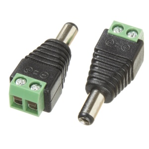 DC Konektor Muški na Šraf 5.5 x 2.1mm sa Klemama za Video Nadzor i LED Trake