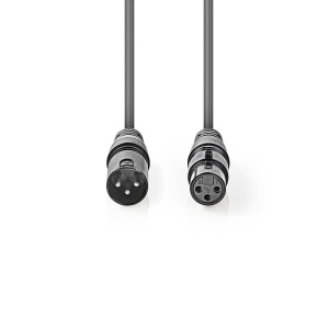 Digitalni DMX kabl 110 Ohm – XLR 3-pinski (M) na XLR 3-pinski (Ž) – 15m - Img 2