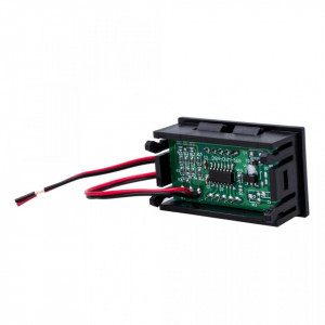 Digitalni mini ugradni voltmetar 4.5-30V DC zeleni LED - Img 3