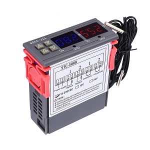 Digitalni Termostat STC-3008 12V DC sa Dve Sonde (Grejanje i Hlađenje) - za Inkubatore i Akvarijume - Img 2