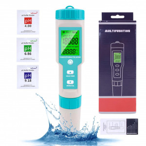 Digitalni Tester Kvaliteta Vode 7-u-1: pH, TDS, EC, Salinitet, ORP, SG, Temp