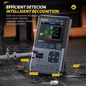 FNIRSI DSO-TC4 Digitalni Osciloskop 3-u-1: Tester Tranzistora i Generator Signala - Img 4