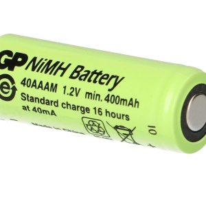 GP Batteries NiMH Baterija 2/3 AAA 1.2V 400mAh - 40AAAM Punjiva Industrijska Ćelija - Img 2