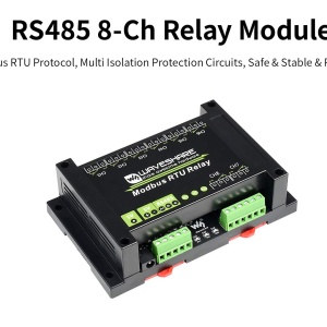 Industrijski Modbus RTU 8-Kanalni Relej Modul za DIN Šinu RS485 - Img 7