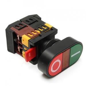 Industrijski Start-Stop Taster sa Signalizacijom 22mm 220V APBB-22N - Dvostruki Komandni Prekidač - Img 3