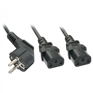 Kabl CEE7/4 M-2xC13 F 2.0m - Img 3