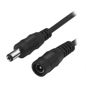 Kabl DC napojni 2.1x5.5mm M-2.1x5.5mm F 5.0m