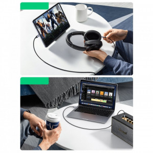 Kabl USB C muški-3.5mm stereo muški 1.0m - Img 4