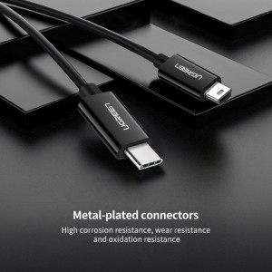 Kabl USB C muški-mini USB B muški 1.0m - Img 6