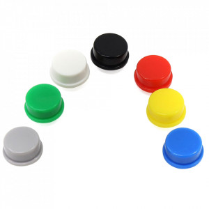 Kapica za taster 12x12x7.3mm crna - Img 6