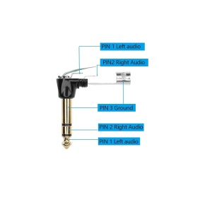 Klink konektor 6.3mm ST M pozlaćeni ugaoni - Img 7