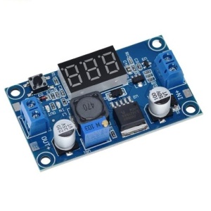 LM2596 DC-DC step-down konvertor napona sa displejom (4V-40V do 1.25V-37V 3A) - Img 1