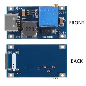 MT3608 DC-DC Step-Up Pretvarač Napona sa USB-C 2A (5V-28V) - Podesivi Boost Modul - Img 2
