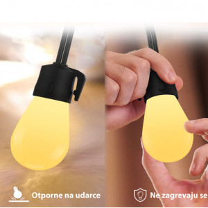Niz LED sijalica 15 komada 15m sa daljinskim - Img 2