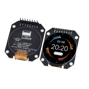 Okrugli TFT IPS Displej 1.28" 240x240 GC9A01 SPI za Arduino / ESP32