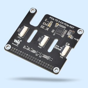 PCIe na 2-CH PCIe FFC Adapter Board za Raspberry Pi 5