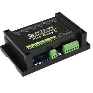 Pico-Relay-B industrijski 8-kanalni relej modul sa ABS kućištem za Raspberry Pi Pico / Pico W