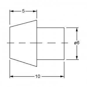 Podnožje za kutiju 9x5mm - Img 2
