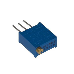 Potenciometar trimer višeobrtni T3296W 100K