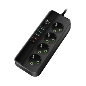 Produžni kabl 4xšuko+4xUSB-A+1xUSB-C sa prekidačem 2.0m