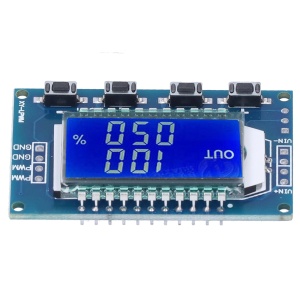 PWM Generator Signala XY-LPWM 1Hz-150kHz sa LCD Ekranom - Digitalni Generator Impulsa i Frekvencije - Img 6