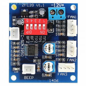 PWM Regulator Brzine Ventilatora 12V 5A sa NTC Sondom i Alarmom - Img 3