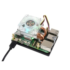 RaspberryPi 5 Low-Profile ICE Tower CPU Cooling Fan sa RGB LED osvetljenjem - Img 2