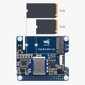 RaspberryPi 5 PCIe na M.2 adapter (C) sa PoE funkcijom - Img 5