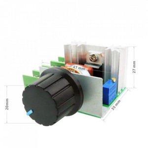 Regulator Napona i Brzine AC Motora 2000W 220V – Dimer - Img 7
