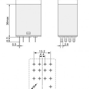 Rele MY4C-LG 12VDC - Img 3