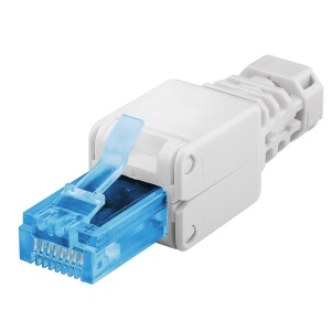RJ45 Konektor Cat 6A UTP – Montaža bez alata (Tool-free) 10Gbps