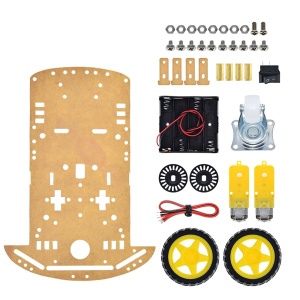 Šasija za Pametan Auto Robot 2WD Komplet (Smart Car Arduino) sa DC Motorima i Encoderima - Img 6