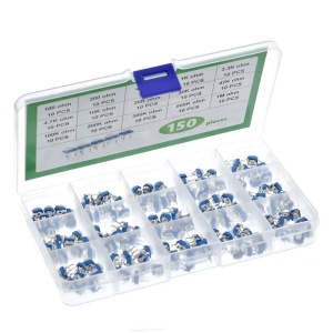 Set trimer potenciometara RM065 150 komada (100 Ohm - 1M Ohm) - Img 2