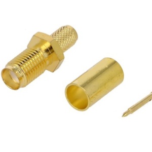 SMA F RP RG58 krimp