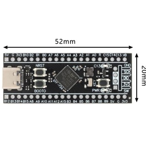 STM32F401CCU6 Black Pill Razvojna Ploča - ARM Cortex-M4 USB-C - Img 5