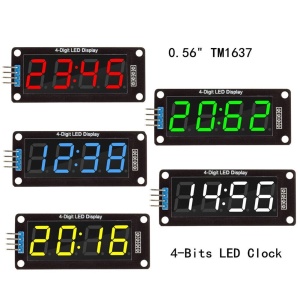 TM1637 LED Displej Modul 4 Cifre 0.56" za Arduino - Crveni - Img 5