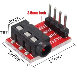 TRRS 3.5mm Stereo Audio Jack Breakout Modul - 4 pina - Img 5
