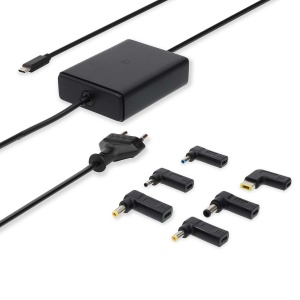 Univerzalni punjač za laptop 65W USB-C GaN (sa adapterima)