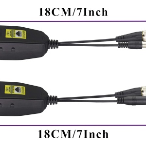 Video Balun Pasivni Set 8MP 4K - Prenos Video Signala i Napajanja (BNC na RJ45) - Img 4