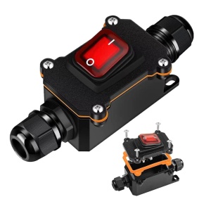 Vodootporni Linijski Prekidač 12V 30A sa LED Indikatorom IP67 - Img 1