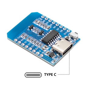WeMos D1 Mini Type-C ESP8266 WiFi Razvojna Ploča (Arduino)