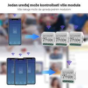 WiFi smart modul prekidač bez N provodnika (za ugradnju u doznu) - Img 4